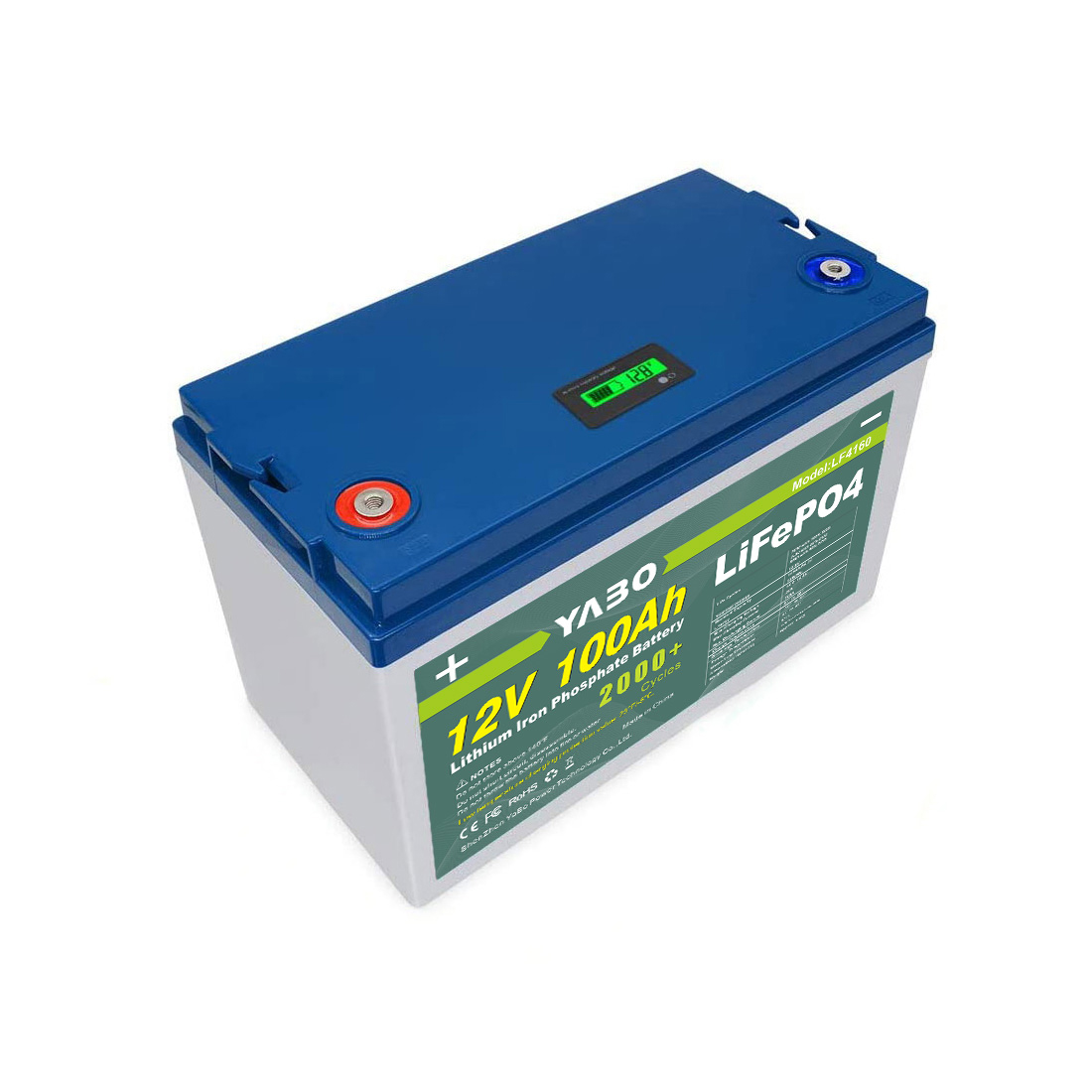 12V 100Ah Long Cycles LiFePO4 Battery Packs